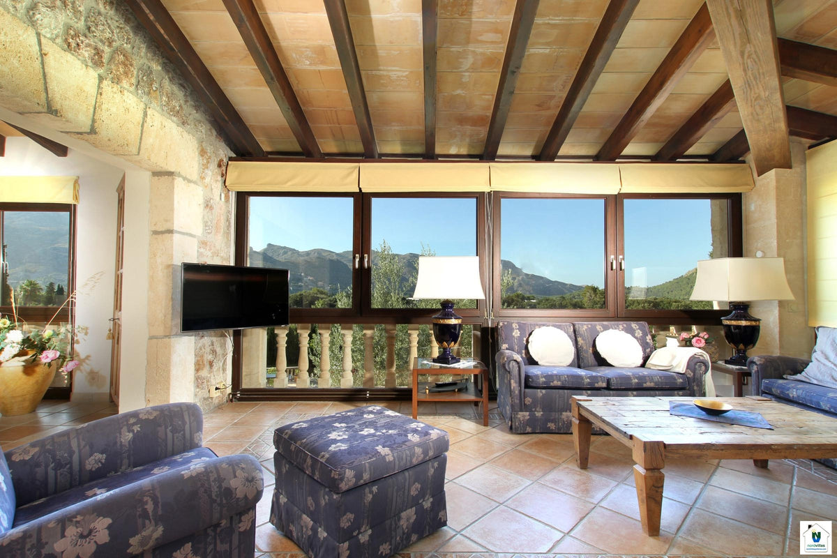 Impression der Finca Cal Xino bei Pollença, Mallorca
