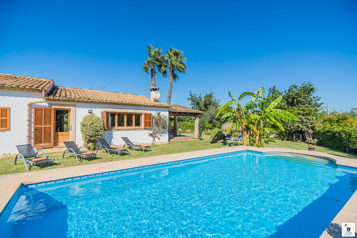 Impression der Finca Can Blanco bei Pollença, Mallorca