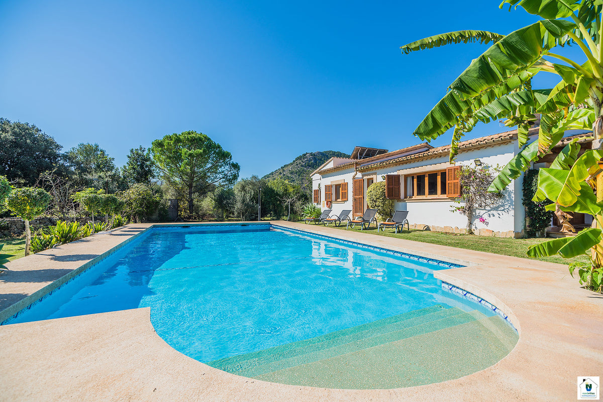 Impression der Finca Can Blanco bei Pollença, Mallorca