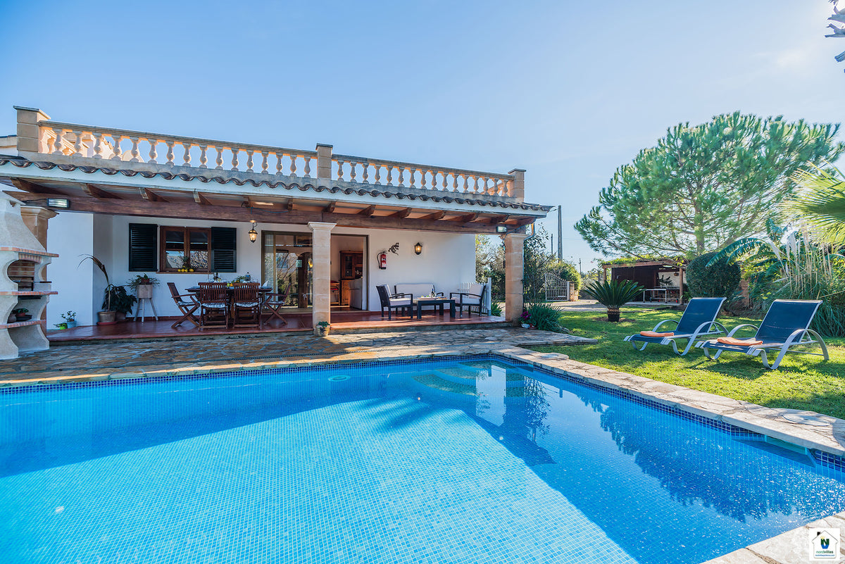 Ansicht 2 der Villa Santuiri bei Pollença, Mallorca