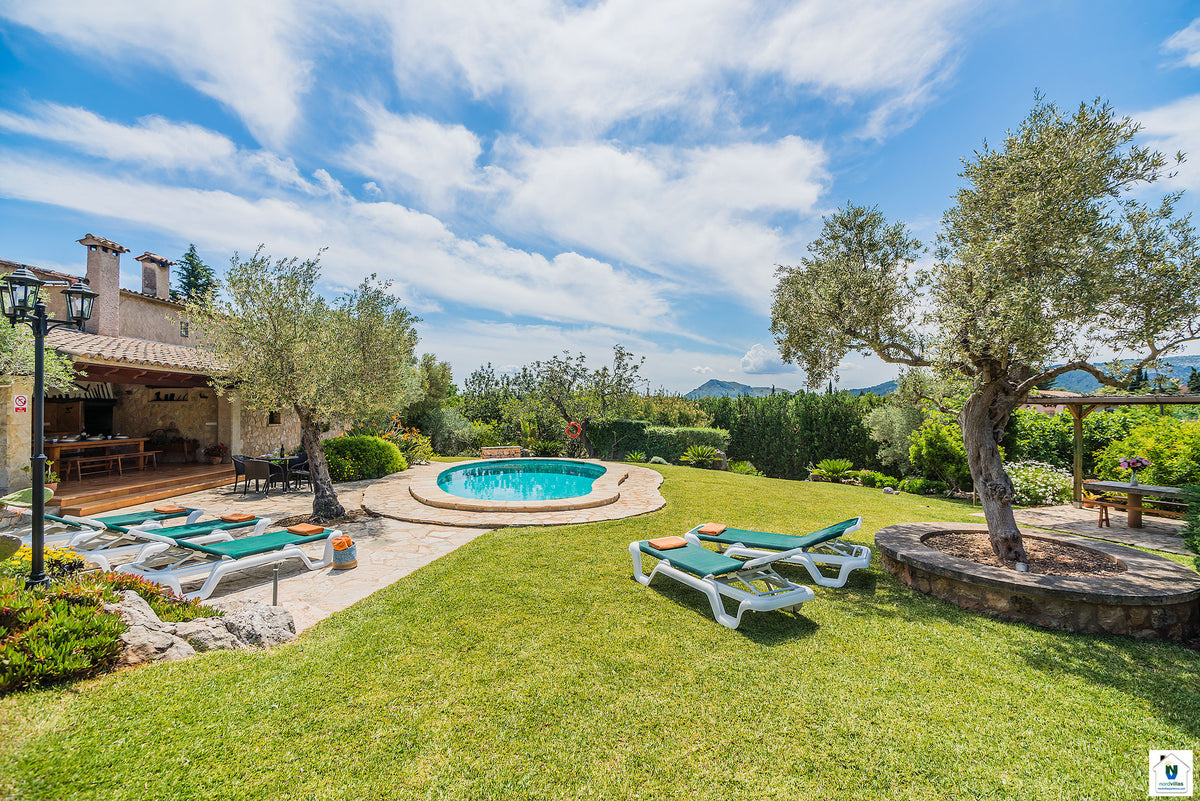 Ansicht 4 der Finca Les Rotes bei Pollença, Mallorca