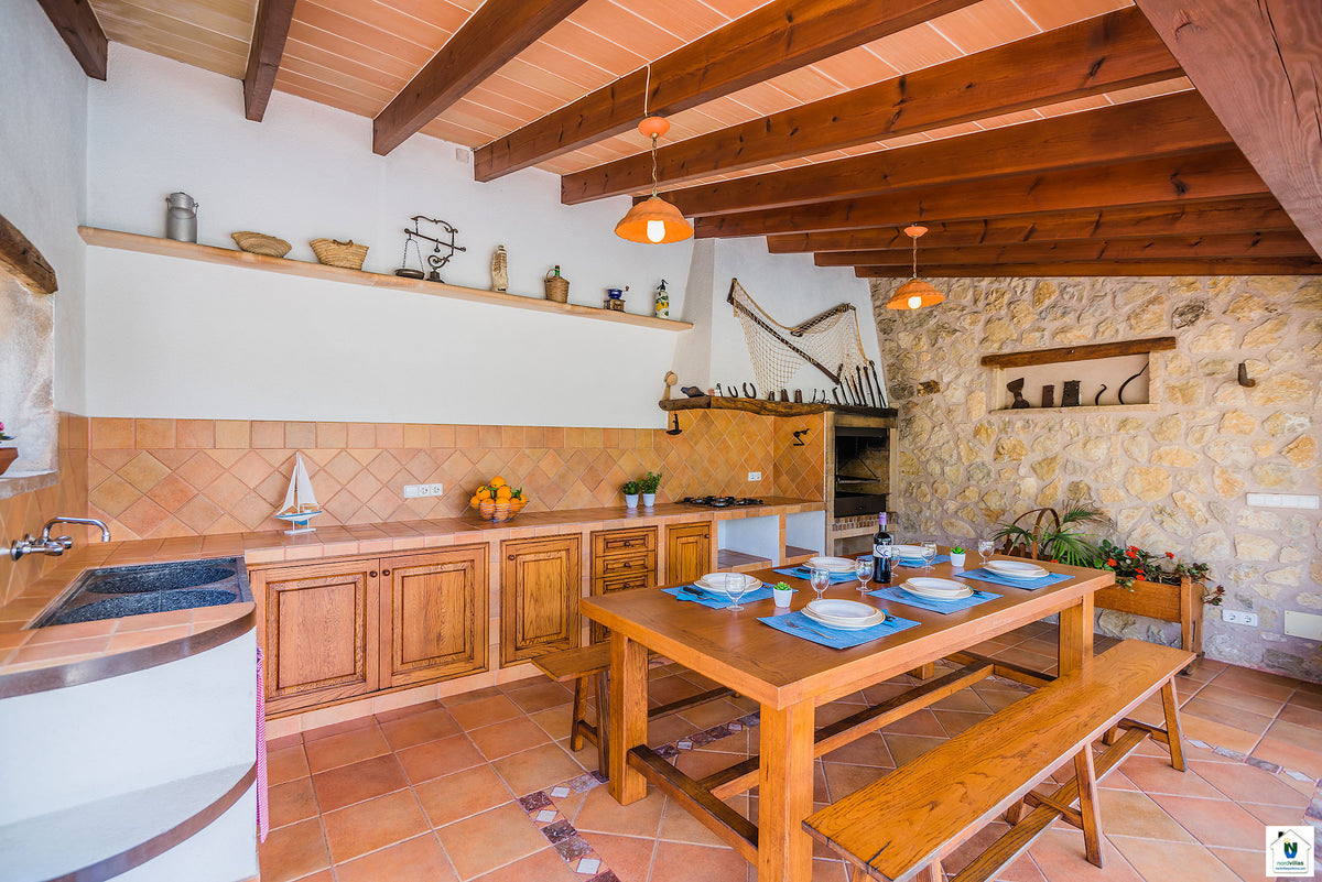 Ansicht 6 der Finca Les Rotes bei Pollença, Mallorca