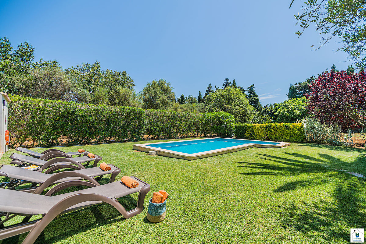 Ansicht 4 der Finca Can Tugores bei Pollença, Mallorca
