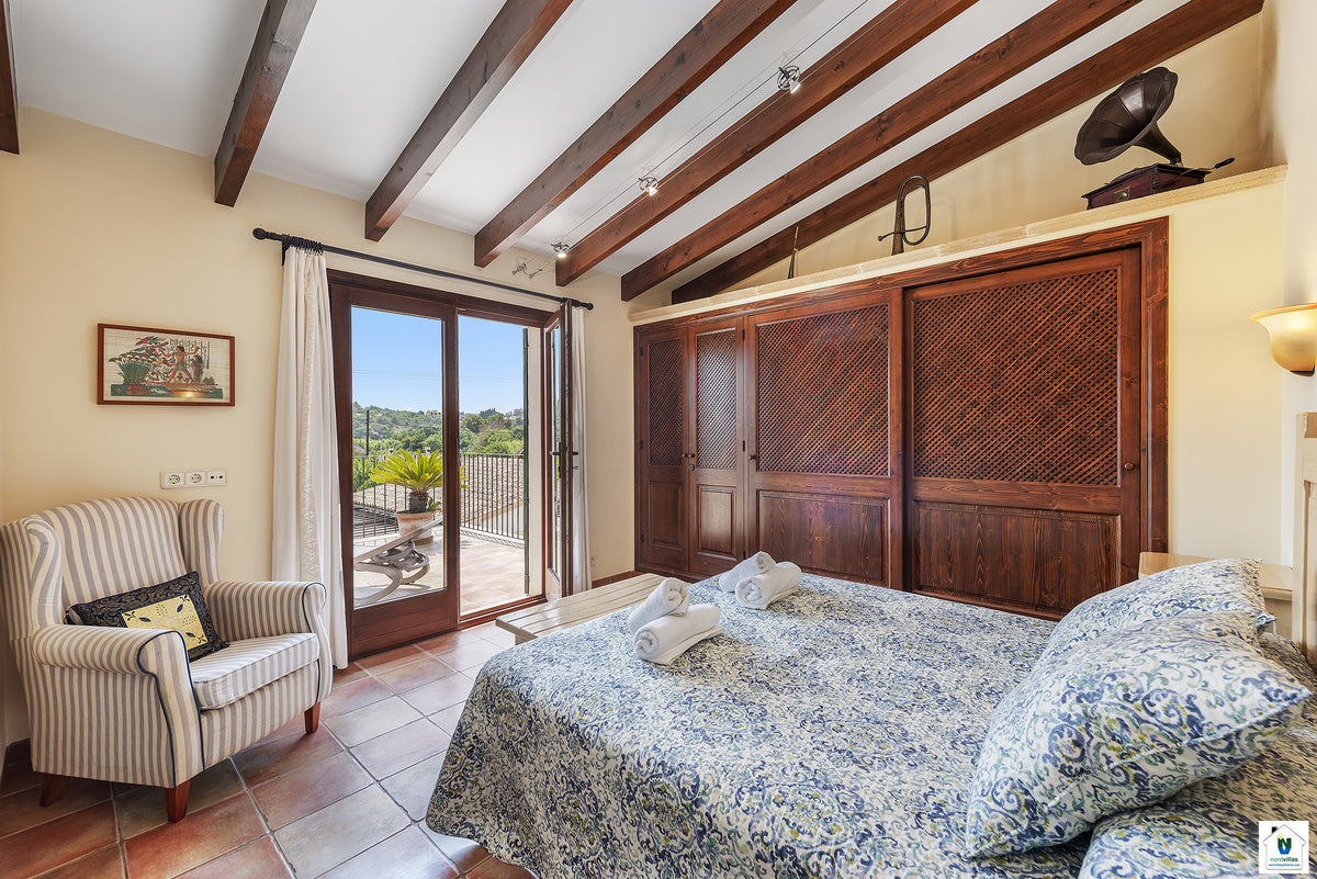 Impression der Finca Morell Vell bei Pollença, Mallorca