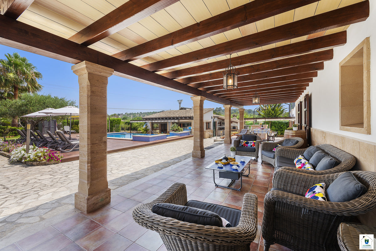 Impression der Finca Morell Vell bei Pollença, Mallorca