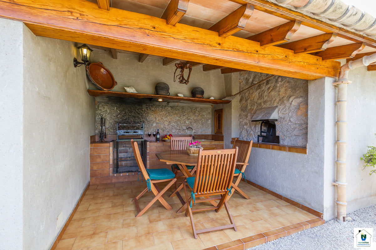 Impression der Villa La Punta bei Pollença, Mallorca