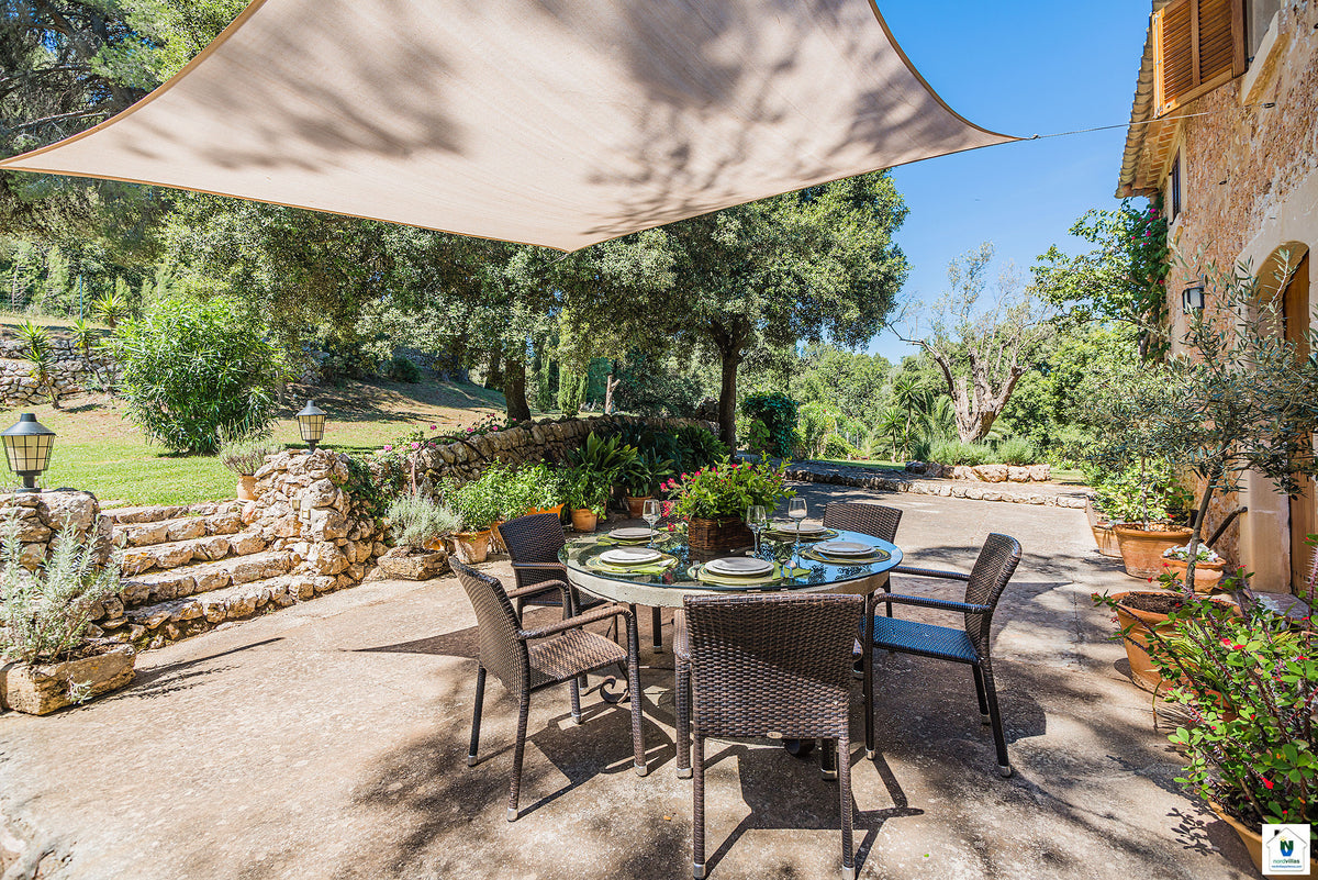 Ansicht 3 der Finca Can Picassa bei Pollença, Mallorca
