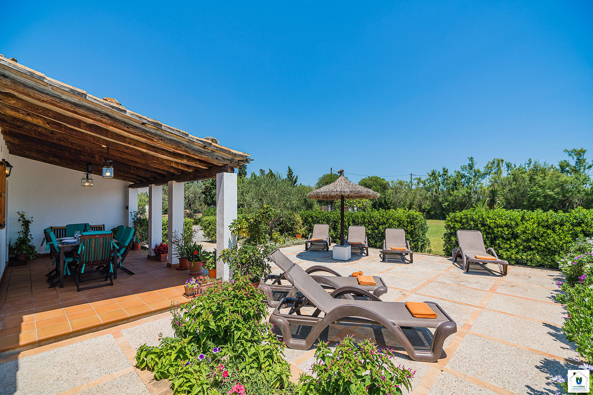 Impression der Finca Can Ferragut bei Pollença, Mallorca