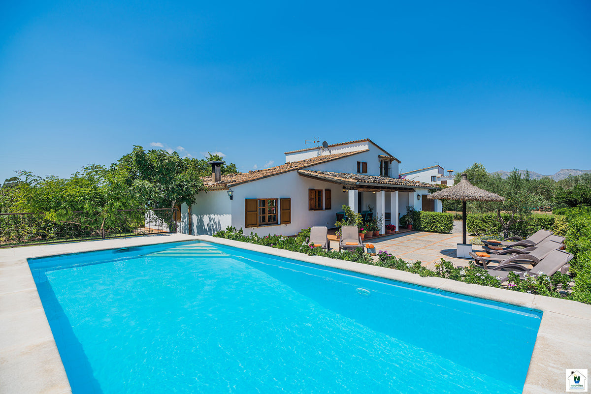 Impression der Finca Can Ferragut bei Pollença, Mallorca
