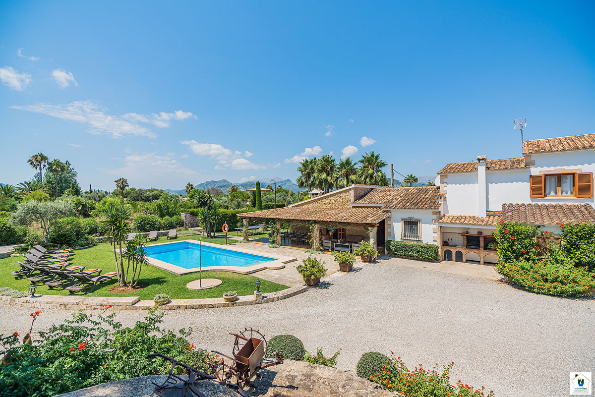 Ansicht 6 der Finca Can Barretas bei Pollença, Mallorca