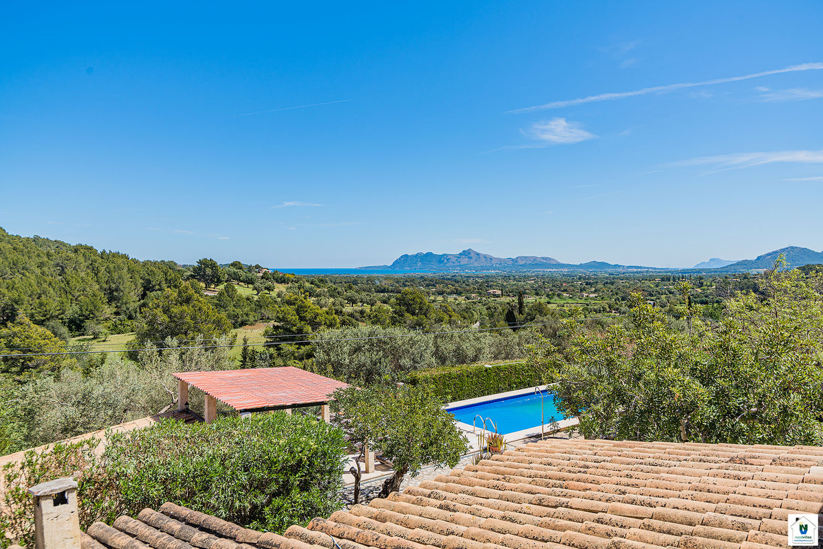 Impression der Villa Can Noguera bei Pollença, Mallorca