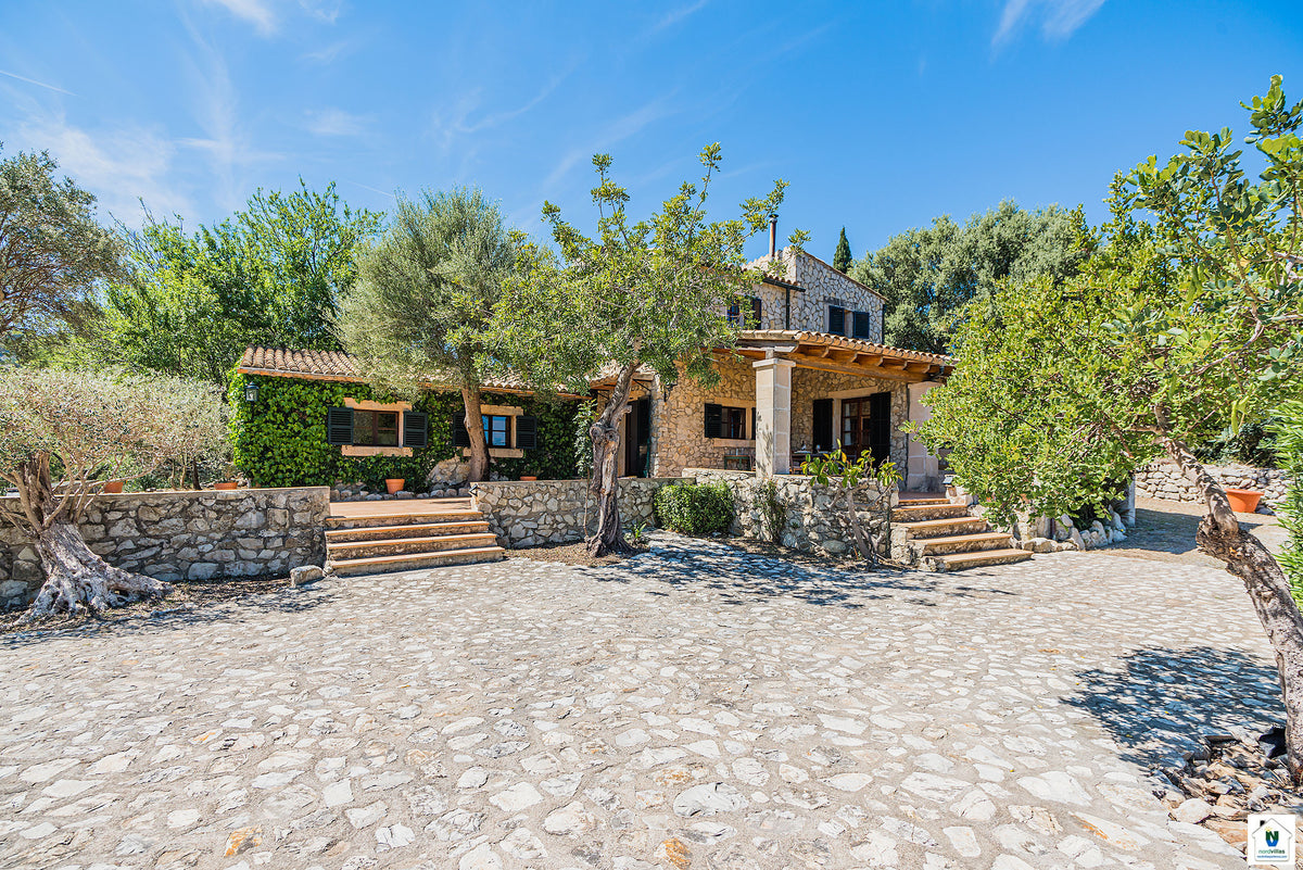 Impression der Villa Can Noguera bei Pollença, Mallorca