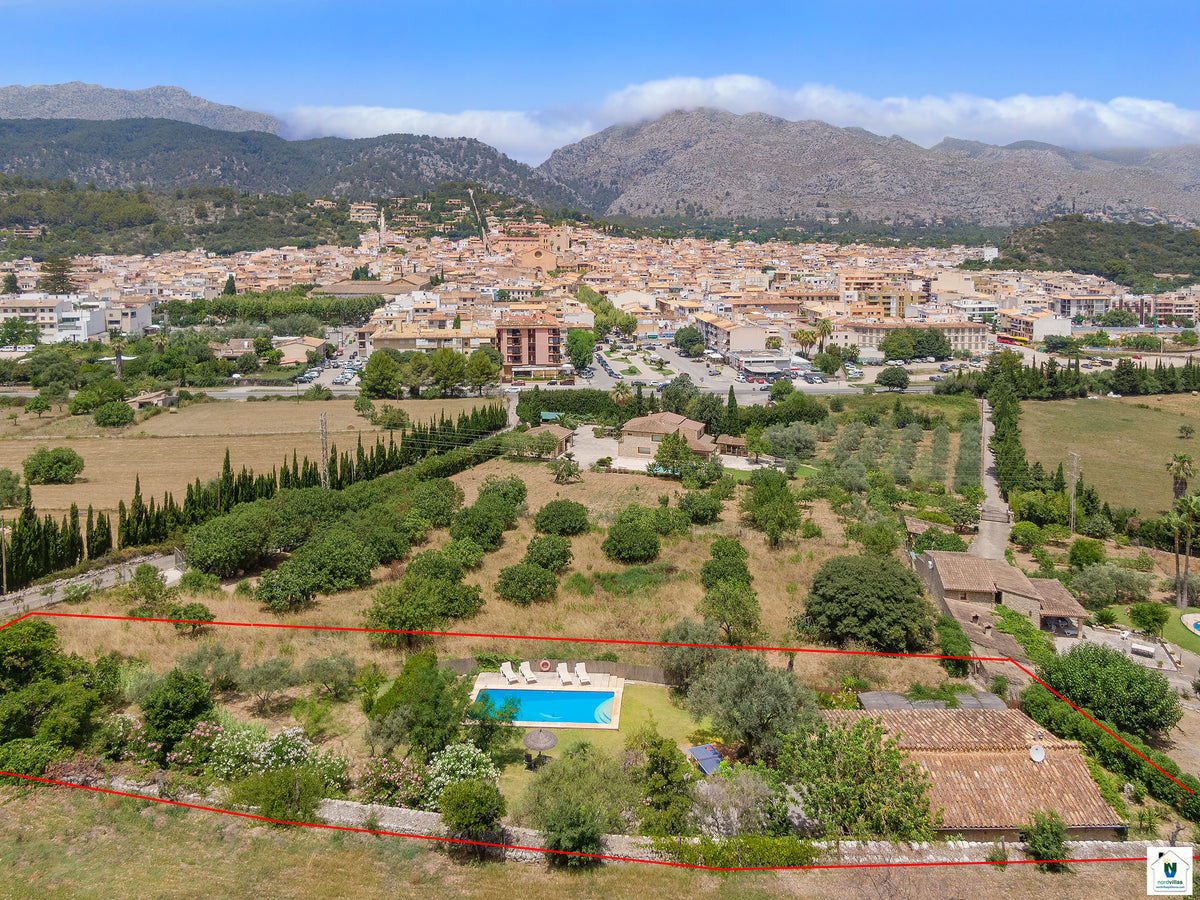 Impression der Finca Coster del Puig bei Pollença, Mallorca