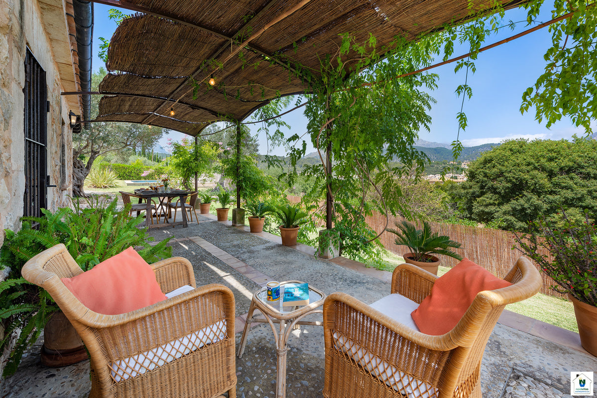 Impression der Finca Coster del Puig bei Pollença, Mallorca