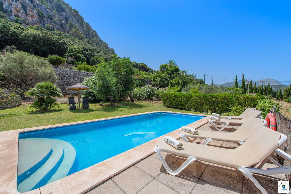 Impression der Finca Coster del Puig bei Pollença, Mallorca