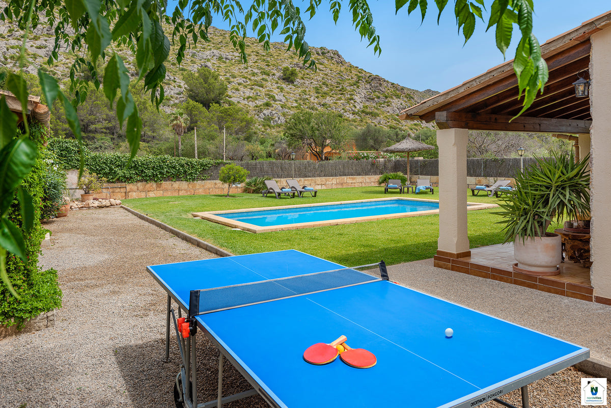Impression der Villa La Punta bei Pollença, Mallorca