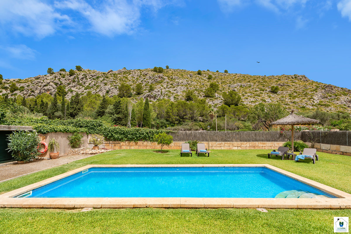 Impression der Villa La Punta bei Pollença, Mallorca