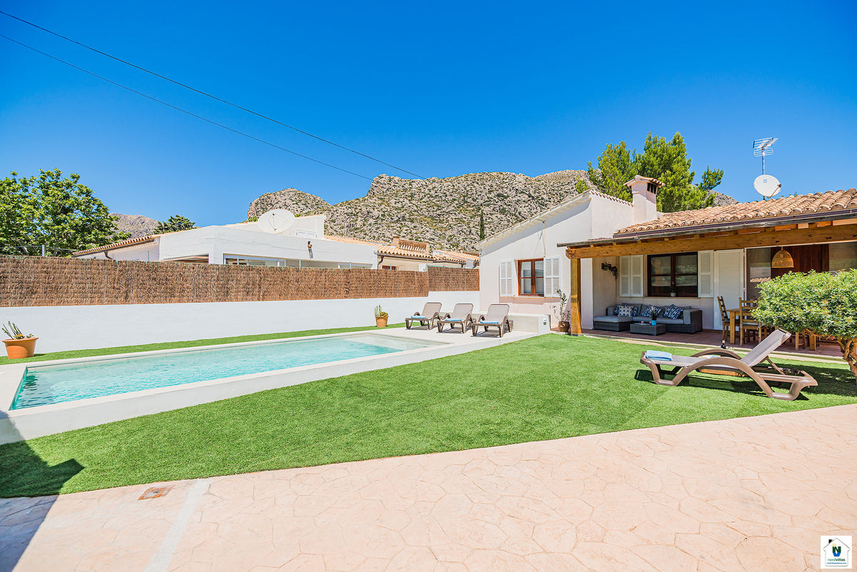 Impression der Villa Can Singala bei Port de Pollença, Mallorca