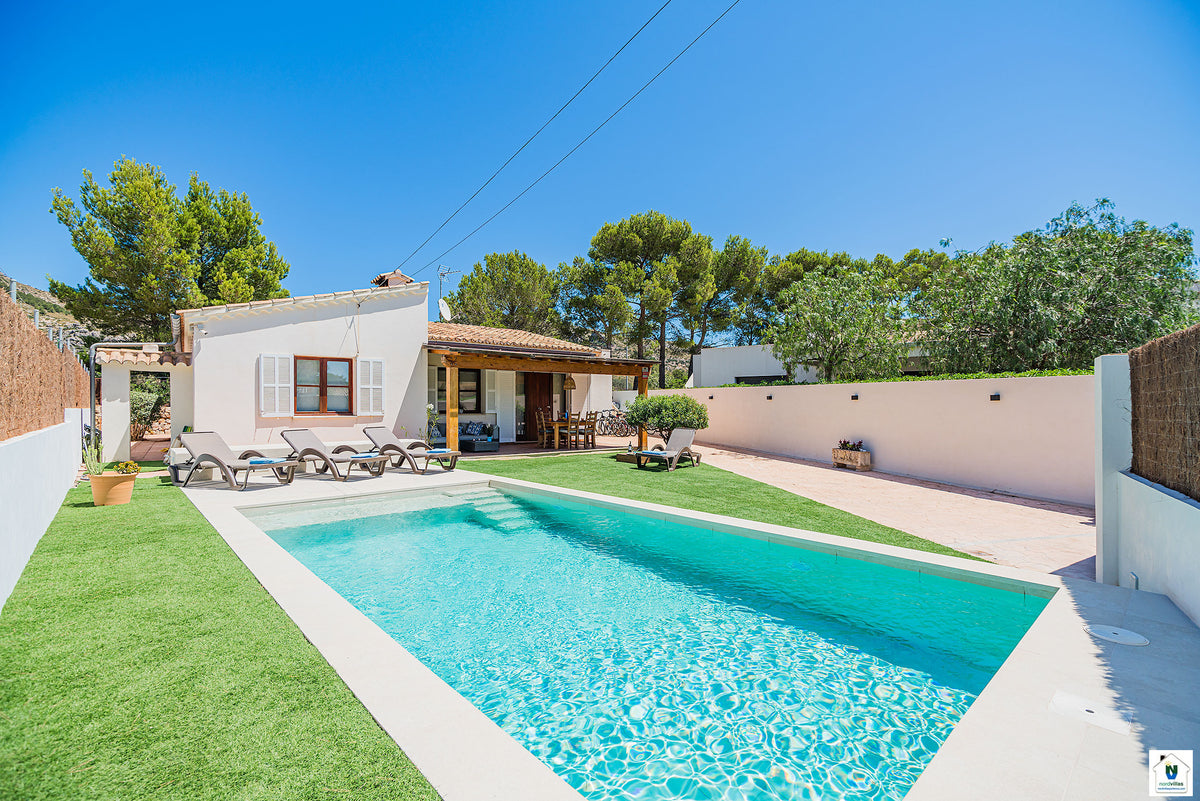 Impression der Villa Can Singala bei Port de Pollença, Mallorca