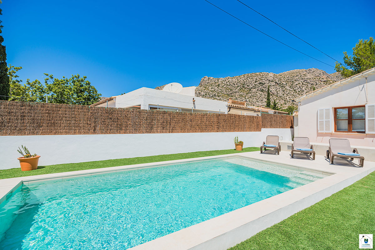 Impression der Villa Can Singala bei Port de Pollença, Mallorca