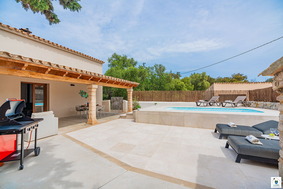 Ansicht 4 der Villa Punxa Siquier bei Pollença, Mallorca