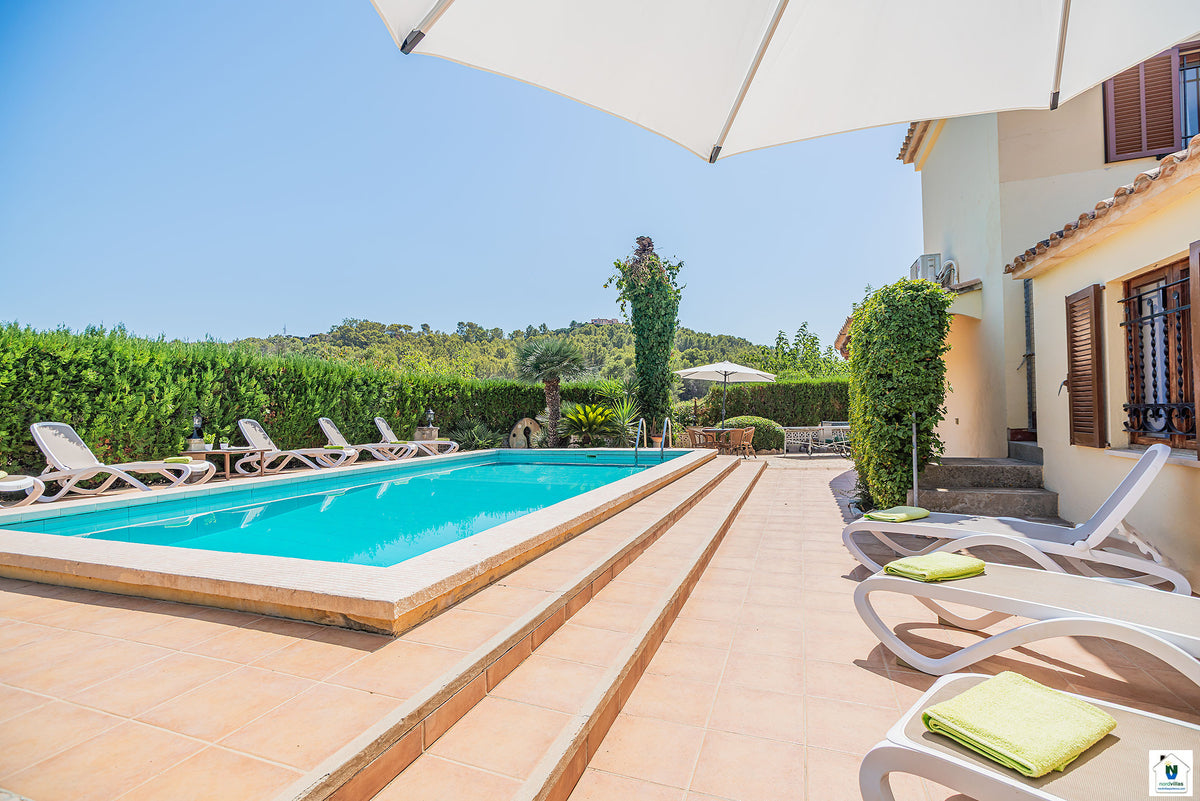 Ansicht 2 der Villa Can Marquet bei Pollença, Mallorca