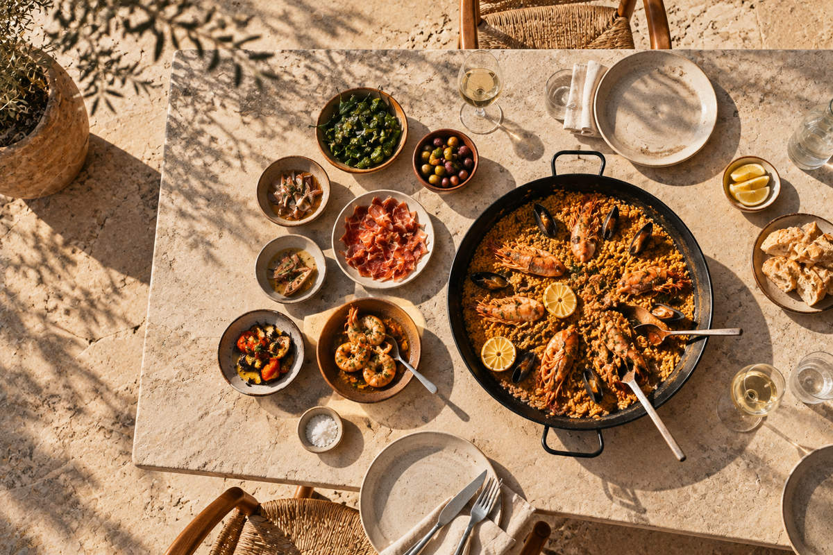 Private Chef auf Mallorca – Paella und Tapas auf der Finca