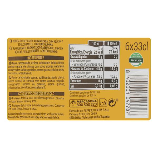 Tonic Water – 6 × 330 ml