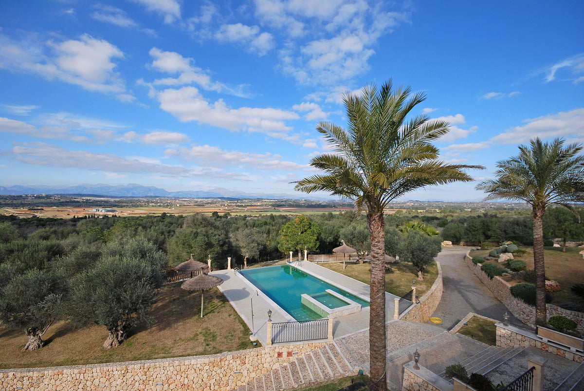 Ausblick vom Grundstück – Ferienhaus Grandina bei Ariany, Mallorca