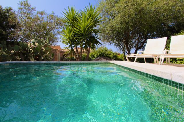 Der Pool hat seine eigene Ecke.