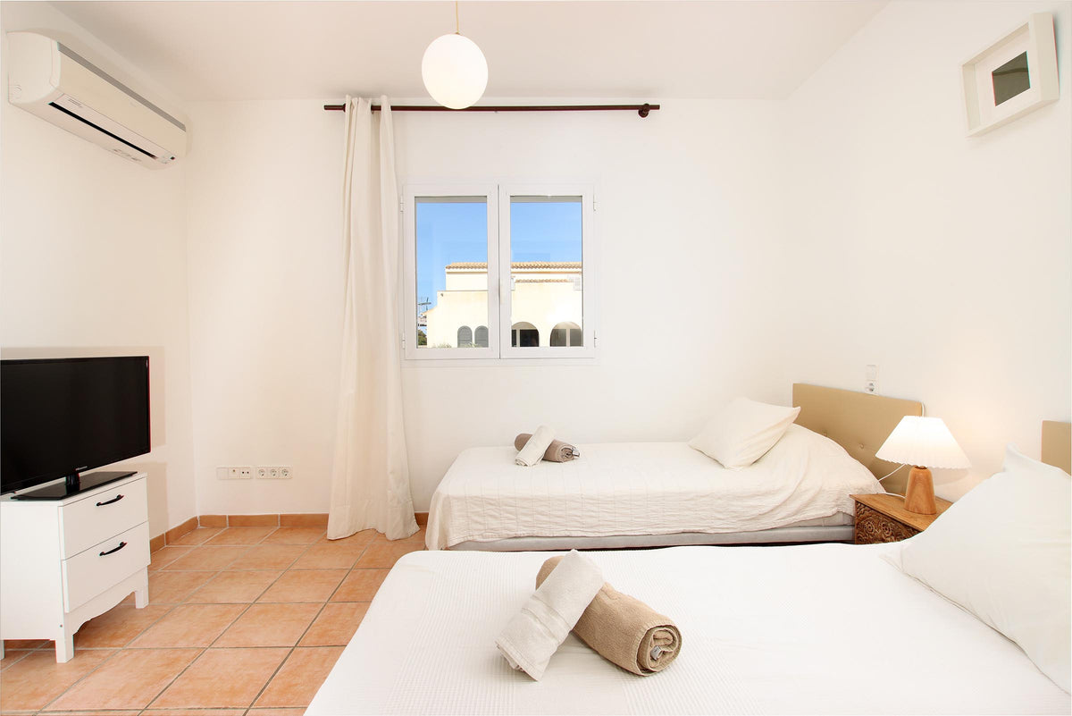 Schlafzimmer der Finca Bellmar bei Alcúdia, Mallorca