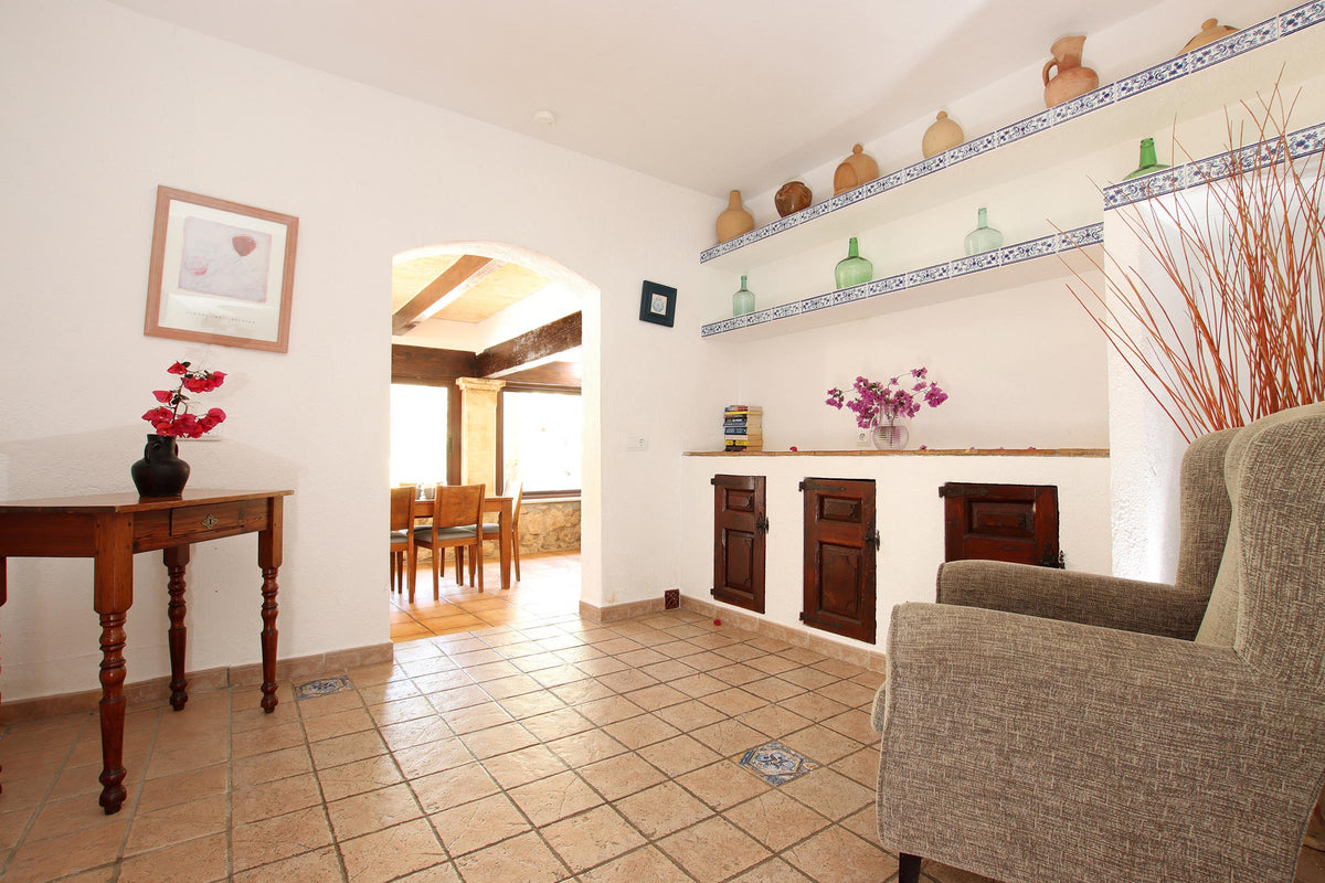 Impression der Finca Cas Coronet bei Cala Sant Vicenç, Mallorca