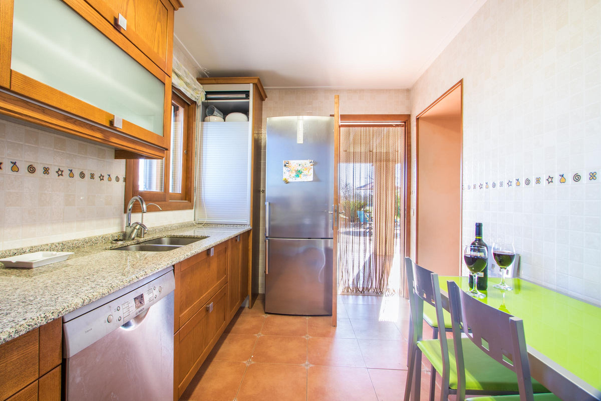 Küche der Finca Es Caparo bei Búger, Mallorca