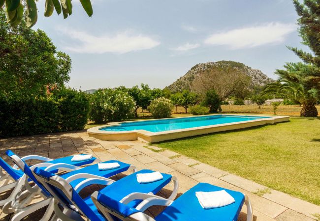 Impression der Finca Es Puget bei Pollença, Mallorca