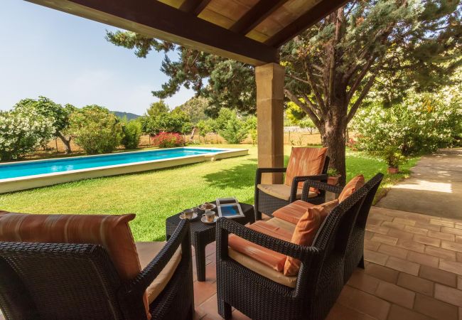 Impression der Finca Es Puget bei Pollença, Mallorca