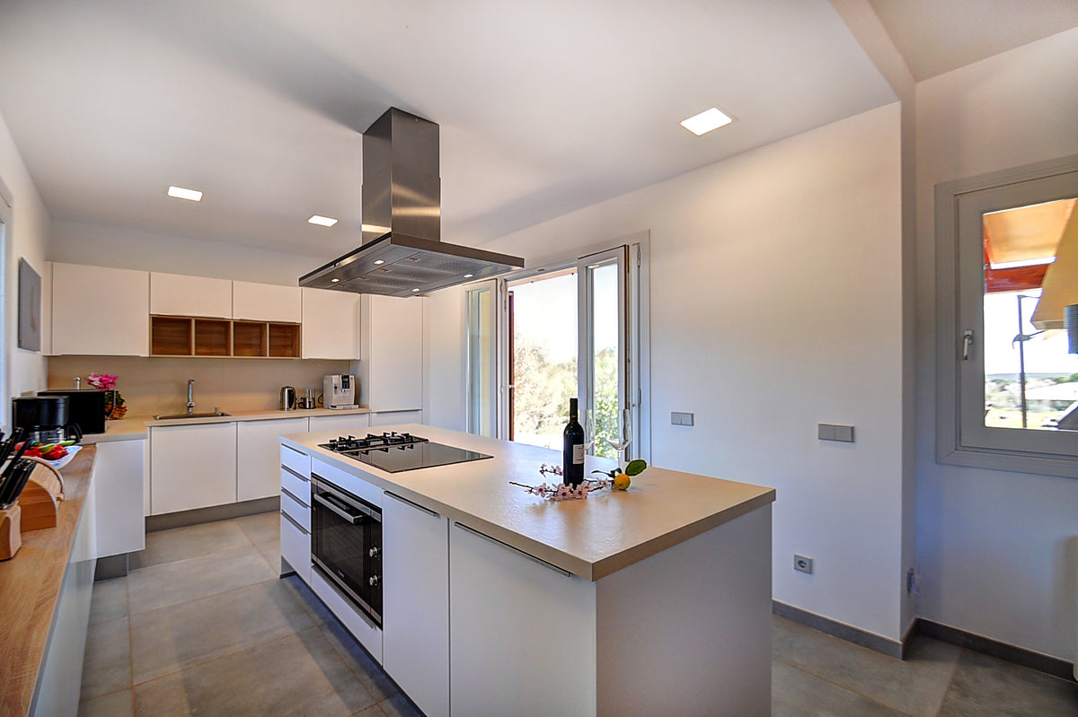 Küche der Finca Floriana bei Porto Colom, Mallorca