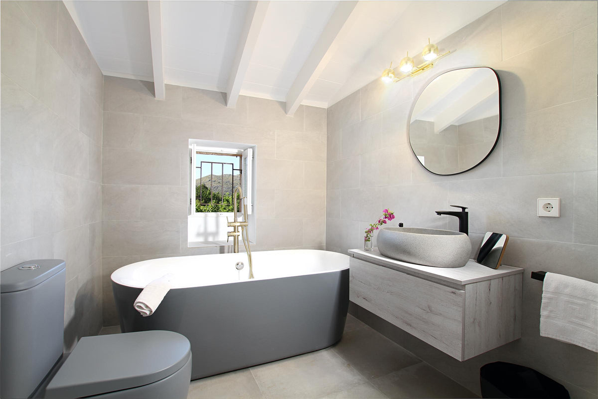 Badezimmer der Finca Monteluz bei Pollença, Mallorca