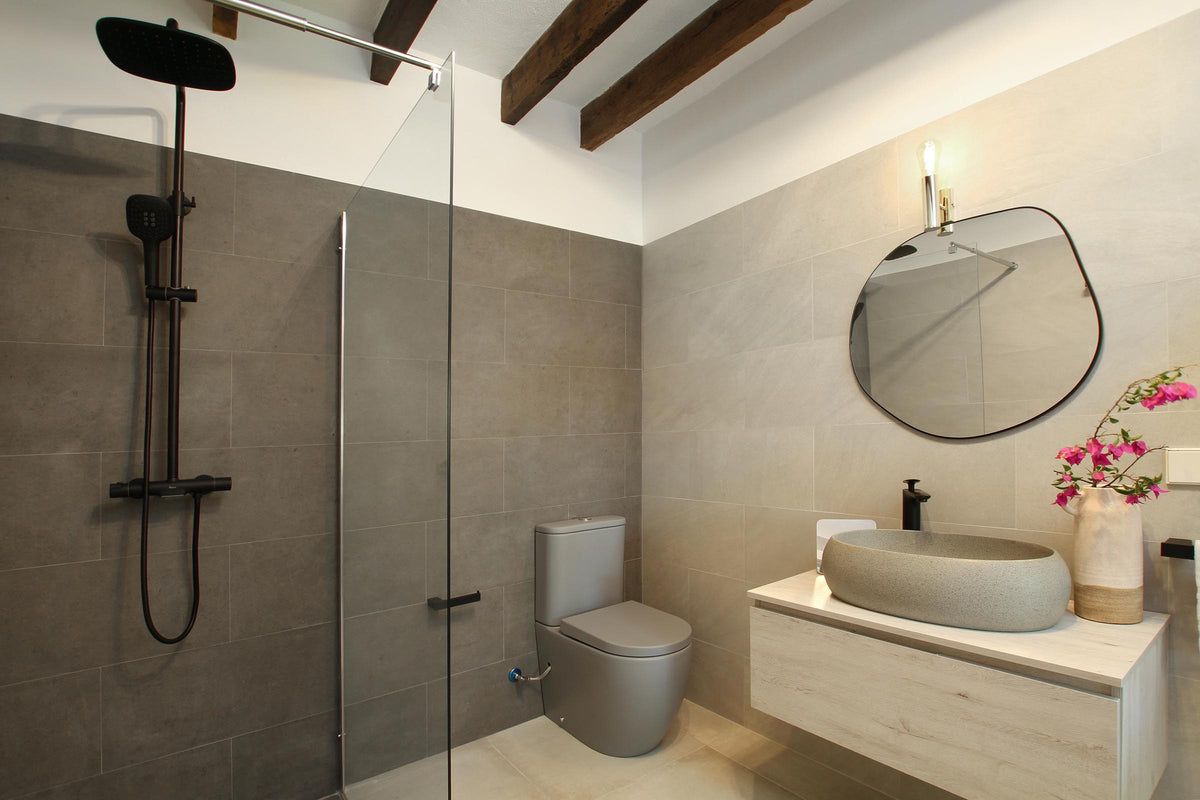 Badezimmer der Finca Monteluz bei Pollença, Mallorca
