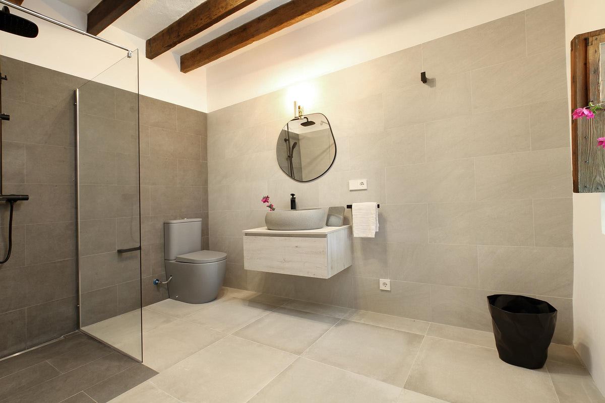 Badezimmer der Finca Monteluz bei Pollença, Mallorca