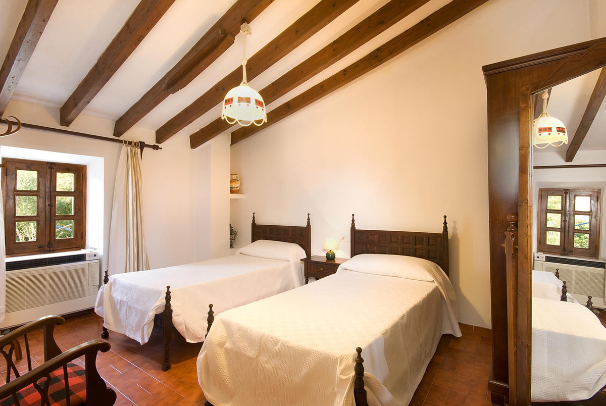 Schlafzimmer der Finca Pedra Bonita bei Port de Pollença, Mallorca