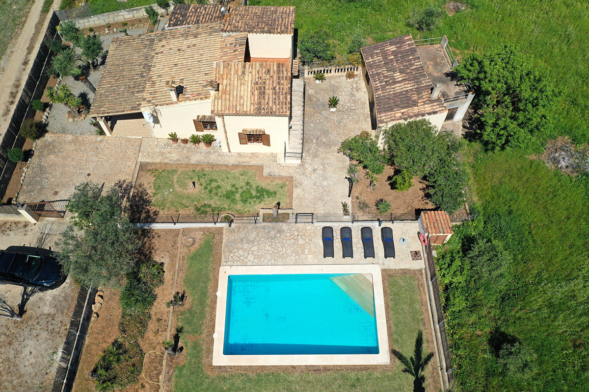 Impression der Finca Sa Clastra bei Port de Pollença, Mallorca