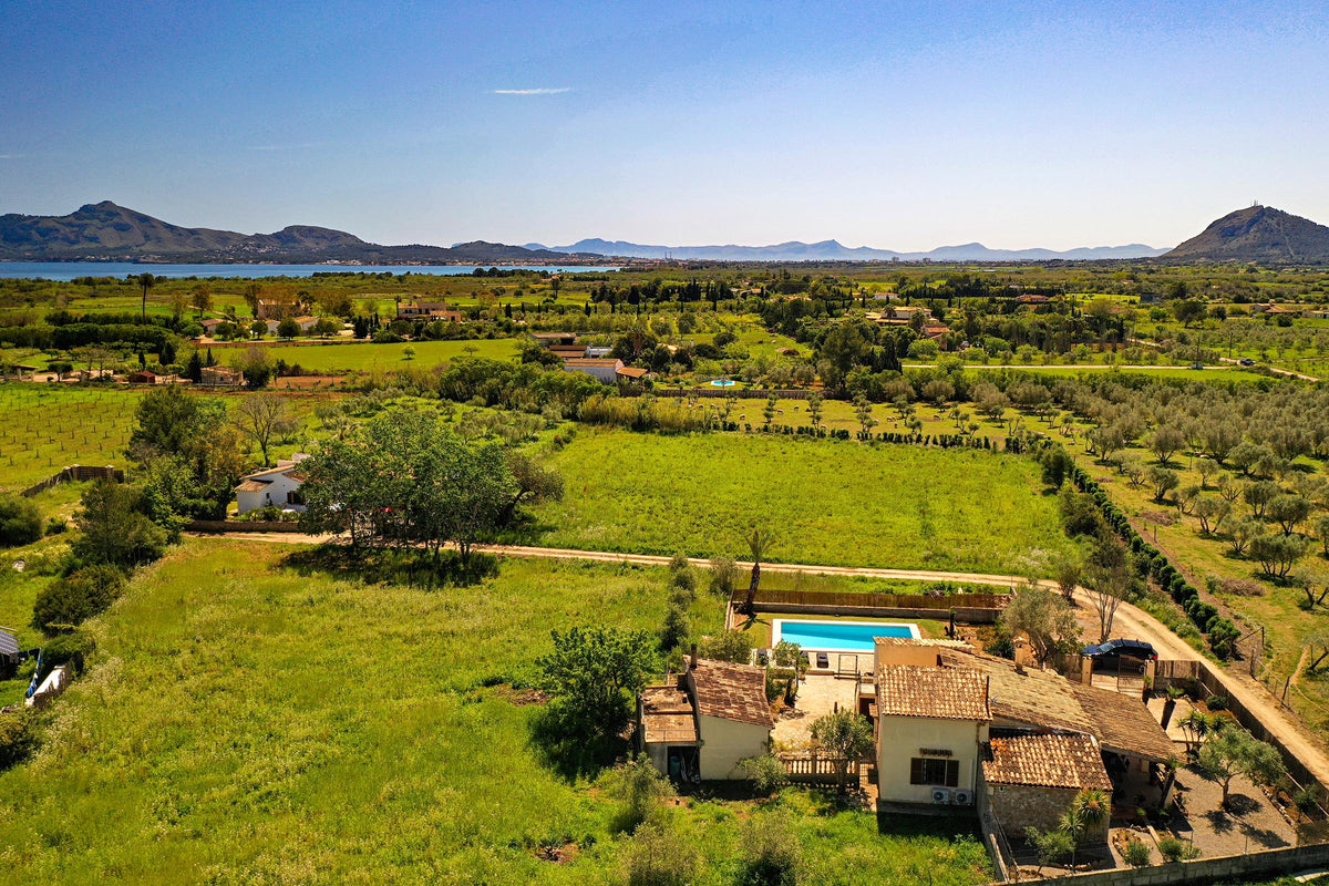 Pool der Finca Sa Clastra bei Port de Pollença, Mallorca