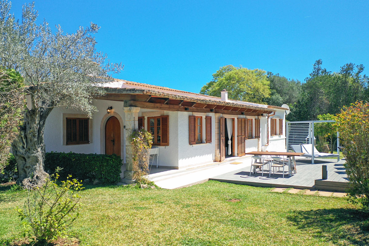 Impression der Finca Sa Felicitat bei Pollença, Mallorca