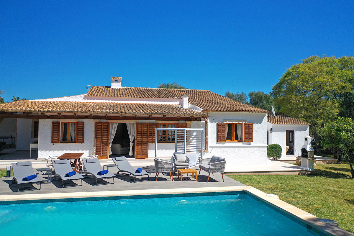 Impression der Finca Sa Felicitat bei Pollença, Mallorca