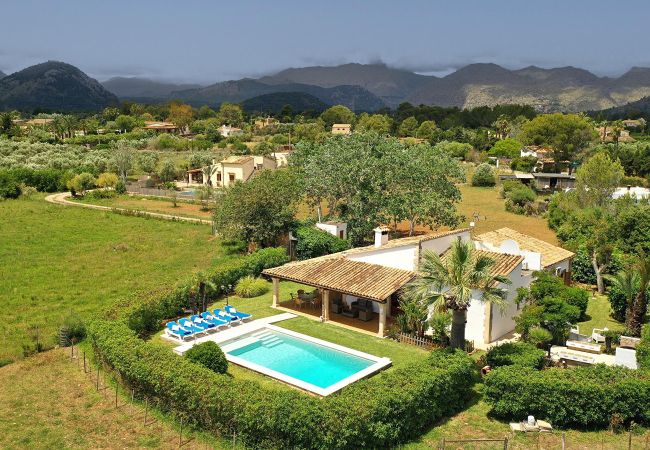 Außenansicht der Finca Sa Murta bei Port de Pollença, Mallorca
