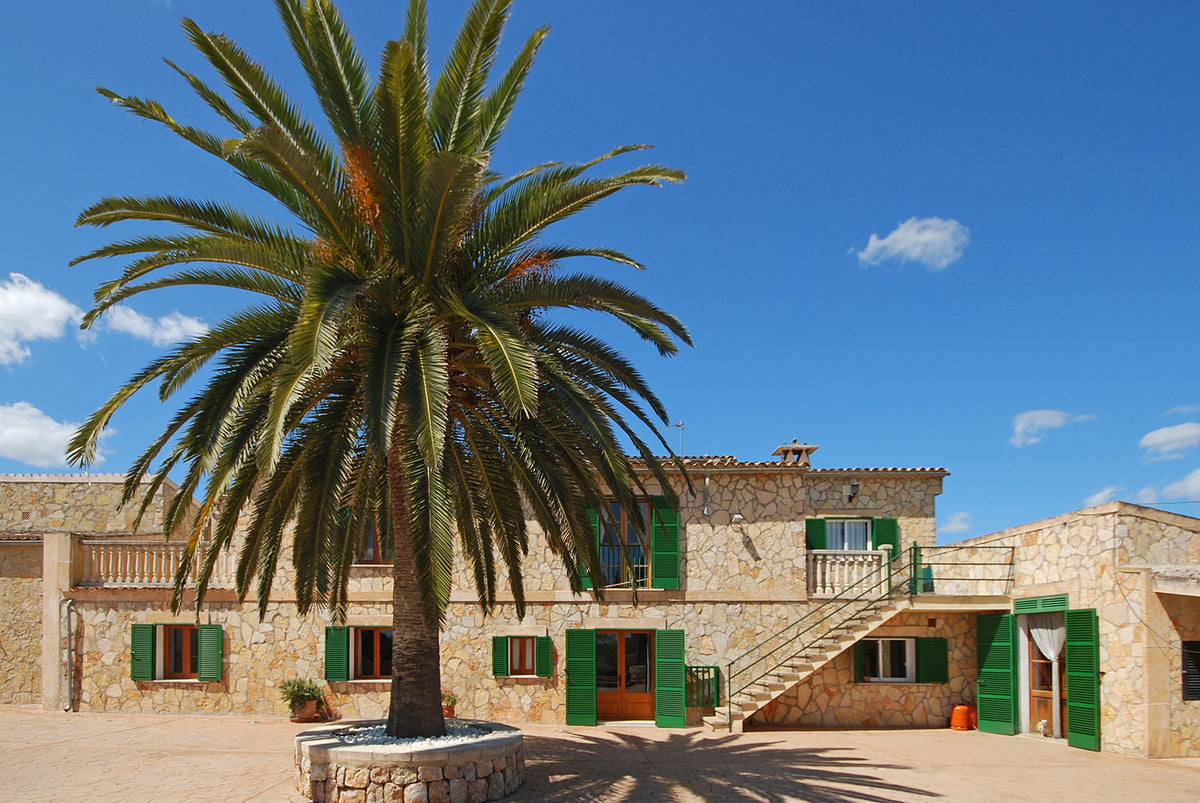 Außenansicht der Finca Son Lluny bei Sencelles, Mallorca