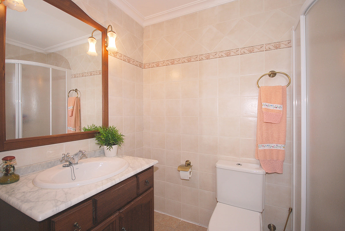 Badezimmer der Finca Son Lluny bei Sencelles, Mallorca