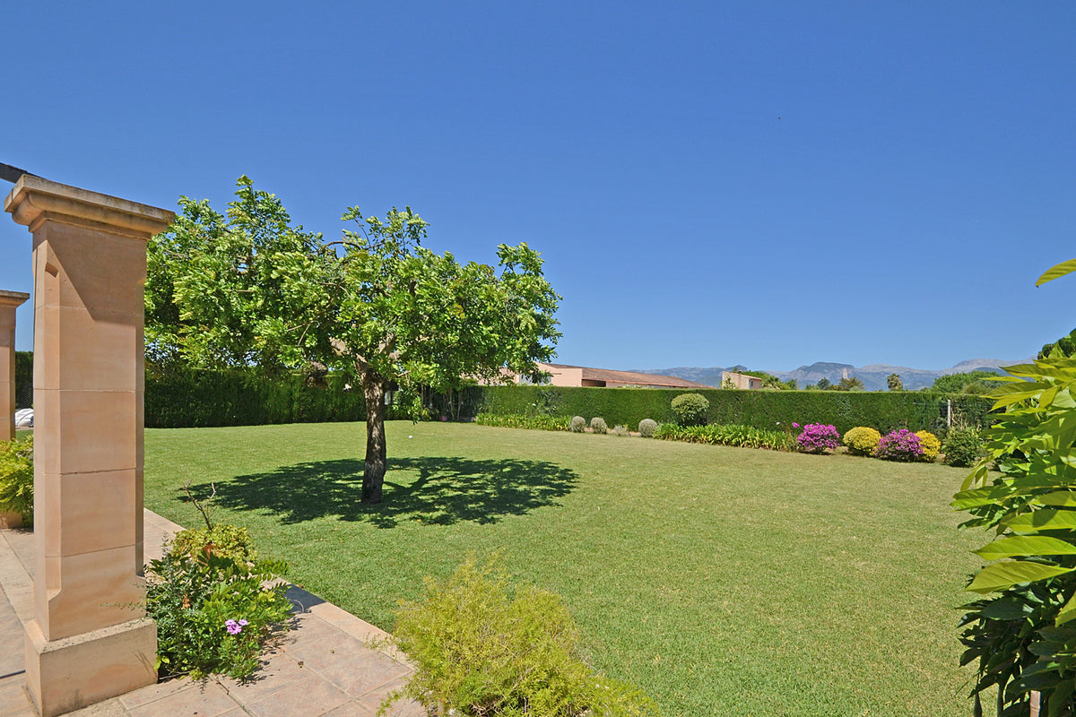 Garten der Finca Son Lluny bei Sencelles, Mallorca