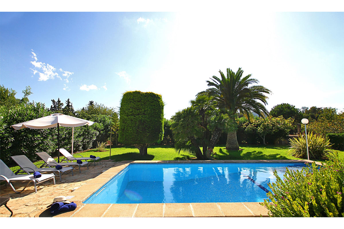 Pool der Finca Son Verd bei Pollença, Mallorca