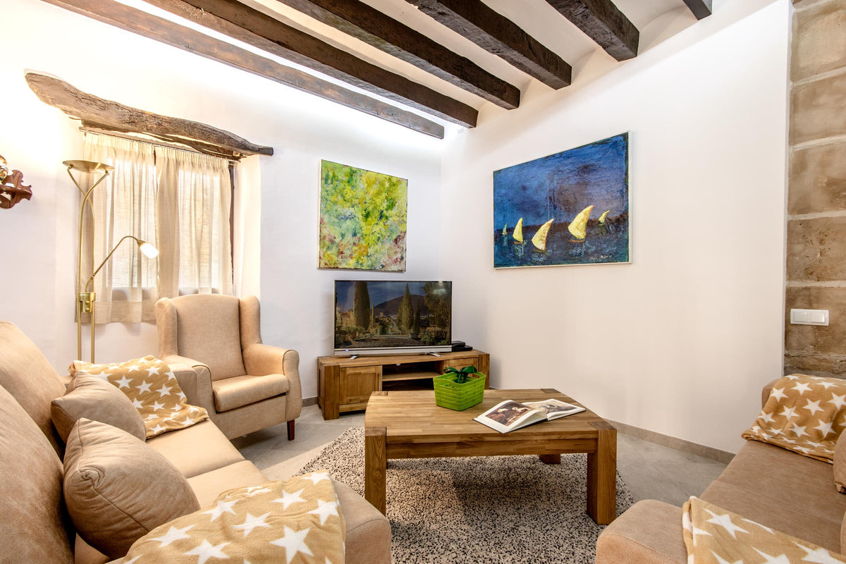 Impression der Finca La Perla d’Horta bei Pollença, Mallorca